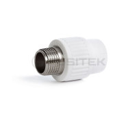 Муфта комбинированная Fusitek PP-R 20x1/2 наружная резьба FT04301