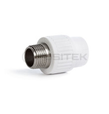 Муфта комбинированная Fusitek PP-R 20x1/2 наружная резьба FT04301