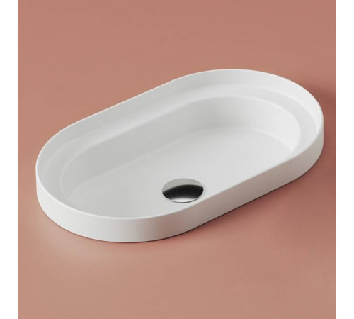 Раковина Artceram Fuori Scala 58х36 см встраиваемая без отверстия белый TFL033 01 00