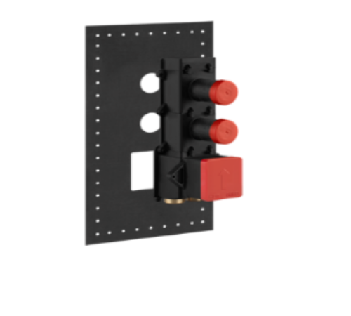 Смеситель термостатический Gessi Inciso встраиваемый внешняя часть black XL 58224#299