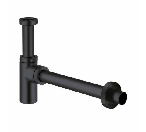 Сифон для раковины Kludi бутылочный 1 1/4 x 32 мм черный матовый 100203900