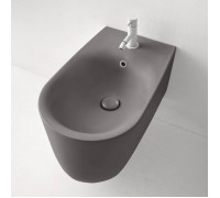 Биде подвесное Kerasan Nolita 55х35 см с креплениями WB9N Ferro matt 532589