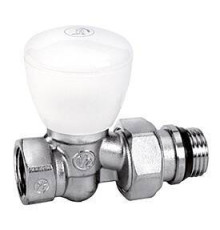 Клапан запорный Giacomini R6TG прямой 3/4х3/4 ВН хромированный R6X034