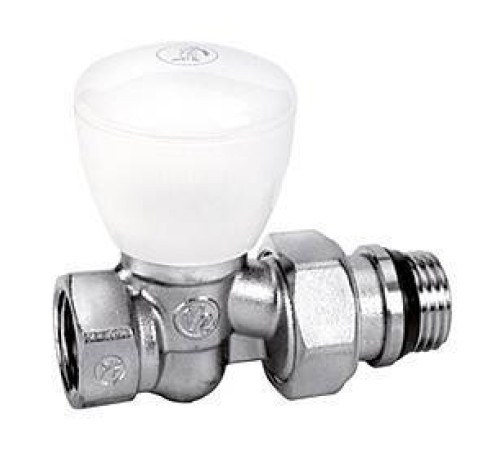 Клапан запорный Giacomini R6TG прямой 3/4х3/4 ВН хромированный R6X034