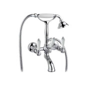 Смеситель для ванны с душем Nicolazzi Petit Mont Blanc настенный излив 155 мм хром 1402CR78