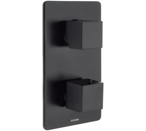 Внешняя часть смесителя для душа BOSSINI Cube New черный матовый Z00062.073