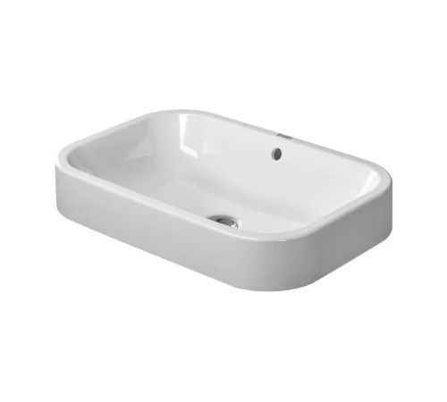 Раковина Duravit Happy D.2 60х40 см накладная без отверстия под смеситель с переливом 2314600000