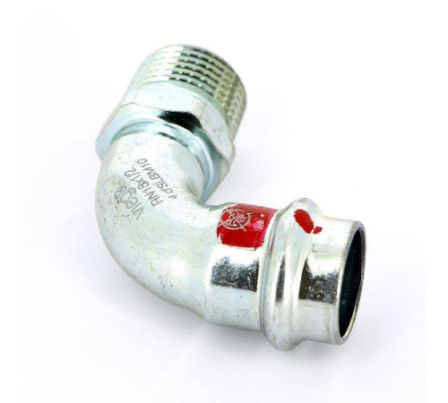 Угольник переходной 90° Viega Prestabo 18x1/2 пресс-НР 558420