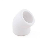Угольник Valtec PPR 45° 25 мм PN25 белый 10825