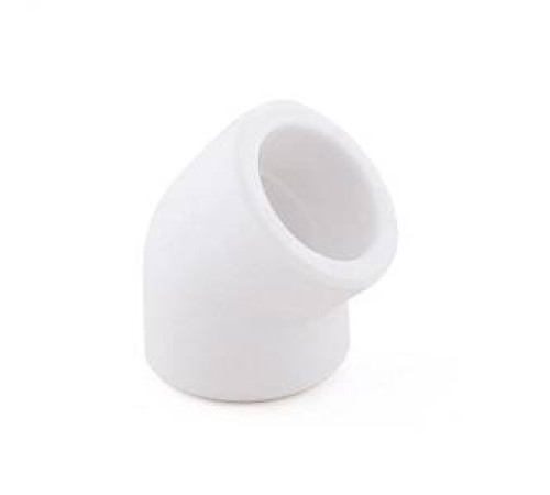 Угольник Valtec PPR 45° 25 мм PN25 белый 10825