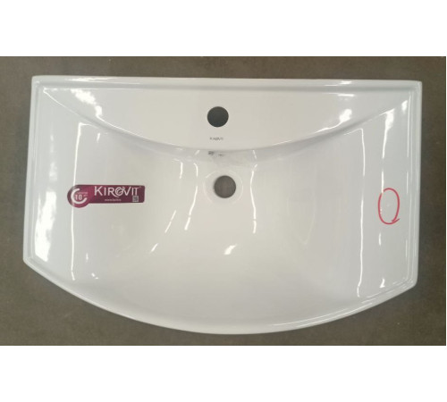 Раковина Kirovit Стиль 650 655х425х190 мм 4640021062296