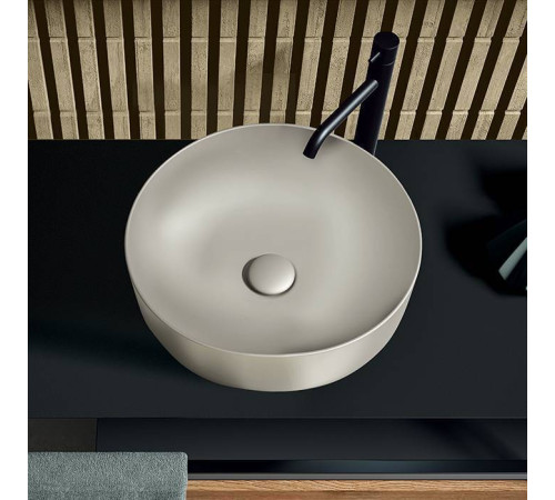 Раковина-чаша Kerasan Nolita 40х15 см без отверстия Grigio matt 534459