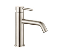 Смеситель для раковины AQUAMET Siena 82 мм никель шлифованный AQM6210BN