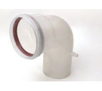 Отвод 90° HOGART Ø80 мм PP-R Condensing TR8090C