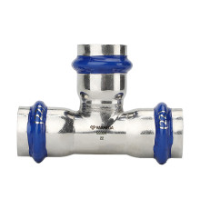 Тройник раструбный Varmega Inox Press 28х28х28 мм VM718282828