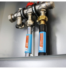 Клипса декоративная для маркировки трубы Emmeti Ø 16 мм 60 мм синяя EFA03.1617B