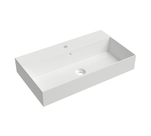 Раковина Ceramica Alice SPY 81x46х13.5 см накладная/подвесная белый глянцевый 34330101