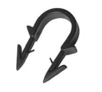 Скоба якорная Walraven BIS KA8 для труб до 20 мм 41 мм черная 200 шт 0870141