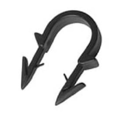 Скоба якорная Walraven BIS KA8 для труб до 20 мм 41 мм черная 200 шт 0870141