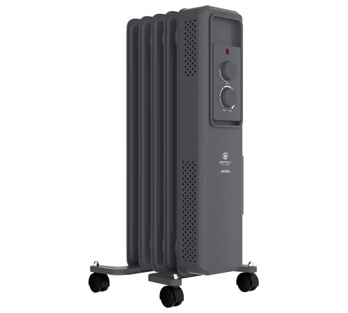 Масляный радиатор Royal Clima ARDEA ROR-AR5-1000M 1000 Вт 5 секций ROR-AR5-1000M
