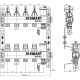 Комплект коллекторов Smart Install с расходомерами и термостатическими клапанами 1 x 3/4 EK 11 выходов 53111S