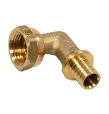 Угольник-переходник REHAU RAUTITAN RX+ 16-G 1/2 с накидной гайкой бронза 14563963001