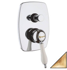 Смеситель для ванны встраиваемый Margaroli Classica 1008 Gold RU1008AA01GD