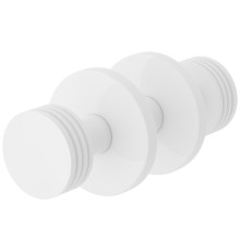 Вешалка для полотенцесушителя двойная Сунержа Каньон белый глянцевый 12-2010-0004