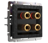 Акустическая розетка (Hammar черный) W1285008