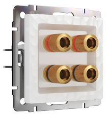 Акустическая розетка (Hammer белый) W1285001