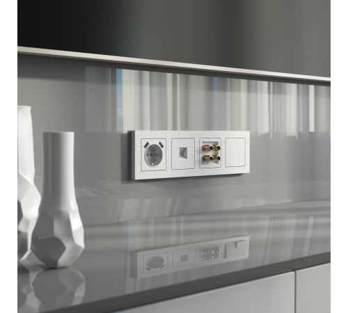 Акустическая розетка (Hammer белый) W1285001