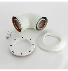 Отвод коаксиальный BAXI 60/100 мм 90° для котлов ECO Nova / Classic 71410141