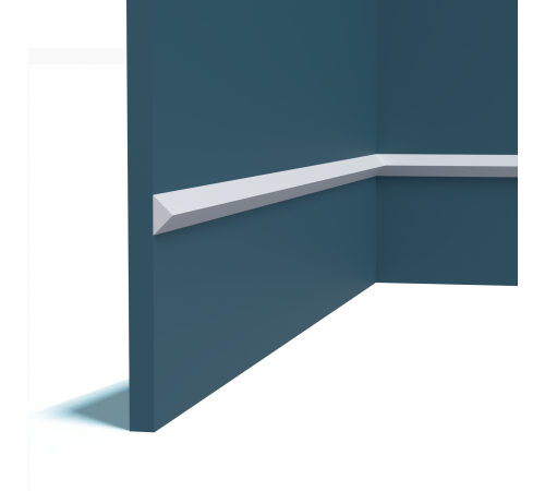 Молдинг Perfect Plus P200 из ударопрочного полимера 40х20х2000 мм P200