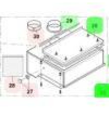 Комплект стабилизатора тяги, теплоизоляции и труб De Dietrich 13 секций 85027028