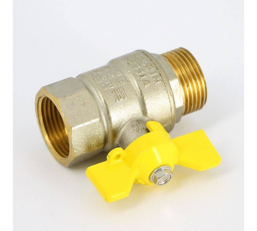 Кран шаровой для газа LD Pride 3/4 НВ полнопроходной бабочка 47.352.20