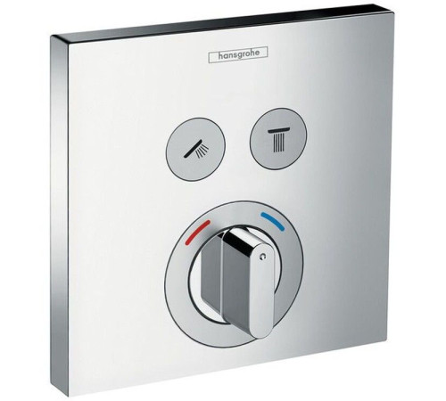 Смеситель Hansgrohe ShowerSelect для 2 потребителей скрытый монтаж хром 15768000