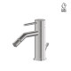 Смеситель для биде Newform X-STEEL 316 с донным клапаном излив 134 мм цвет INOX 69623X.50.050