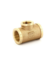 Тройник SANHA серия 3000 3/4х1/2х3/4 ВВВ бронзовый 3130341234