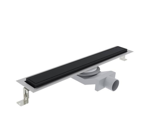 Трап душевой Plumberia Selection PS IN-TILE 6x60 см черный матовый PST60NO