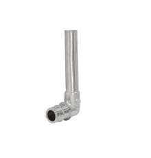 Угольник 90° Hogert GX 16х15 мм L-250 мм с хромированной трубкой GX128X013