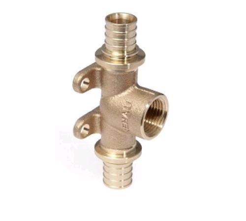 Тройник настенный REHAU RAUTITAN RX+ 16-Rp 1/2-16 бронза 14562913001