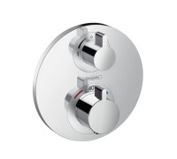 Термостат hansgrohe Ecostat S для 2 потребителей внешняя часть 15758000
