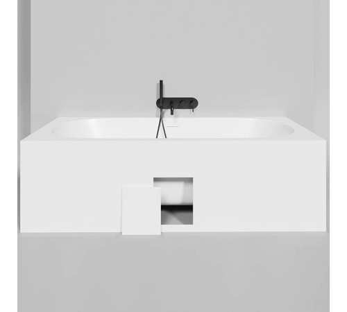 Ванна встраиваемая Salini Ornella Axis 190 Kit 190х90х60 см S-Stone белый матовый 103522M