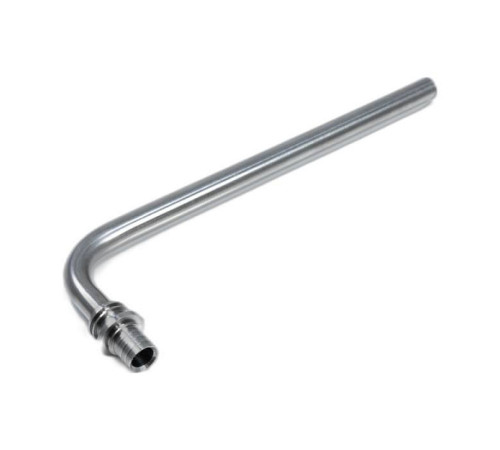 Трубка Г-образная REHAU из нержавеющей стали для подключения радиатора 16/500 мм 11096651002