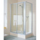 Уголок душевой раздвижной Kermi Ibiza 2000 1200x800x1850 мм серебро стекло Arena C I2 ST2 12018 1NK / I2 TWO 08018 1NK