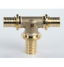 Тройник REHAU RAUTITAN MX 16x25x16 мм латунь 11081021001