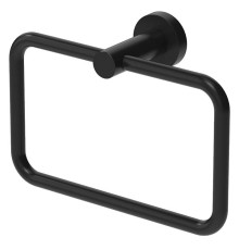 Полотенцедержатель-кольцо Colombo Design Plus черный матовый W4931.NM