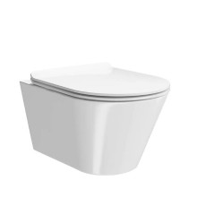 Унитаз подвесной Kerama Marazzi Plaza Modern безободковый белый глянцевый PLMR.wc.02