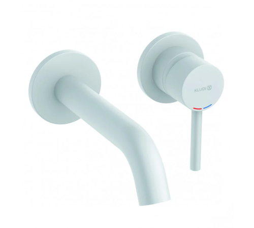 Смеситель для раковины Kludi BOZZ встраиваемый белый матовый 382445376