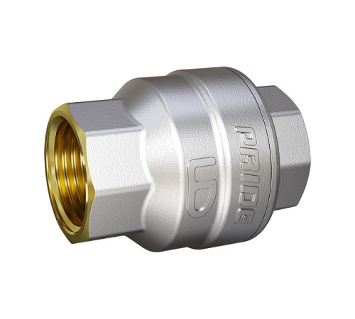 Клапан обратный пружинный LD Pride 58.15.В-В 1/2 латунный LD58